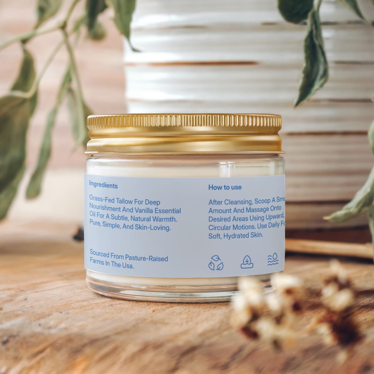 Grass-Fed Whipped Tallow